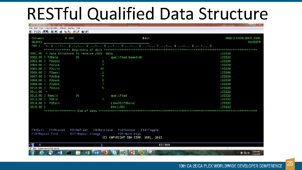 RESTful Qualified Data Structure 25 RESTful Qualified Data Structure 25