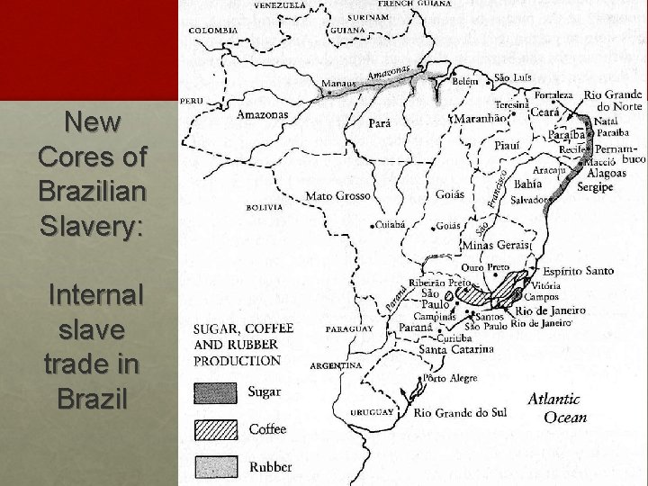New Cores of Brazilian Slavery: Internal slave trade in Brazil 