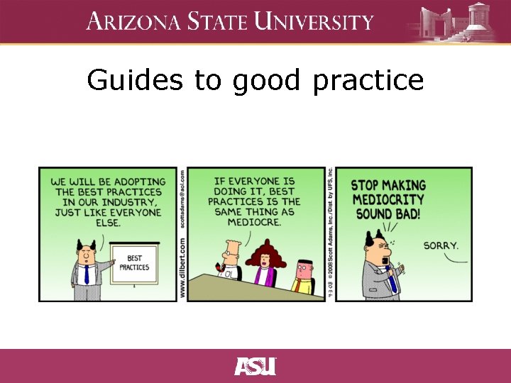 Guides to good practice 