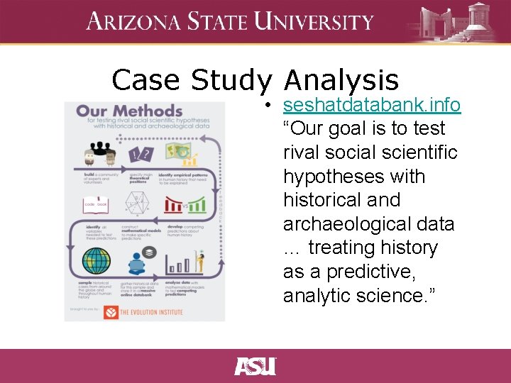 Case Study Analysis • seshatdatabank. info “Our goal is to test rival social scientific