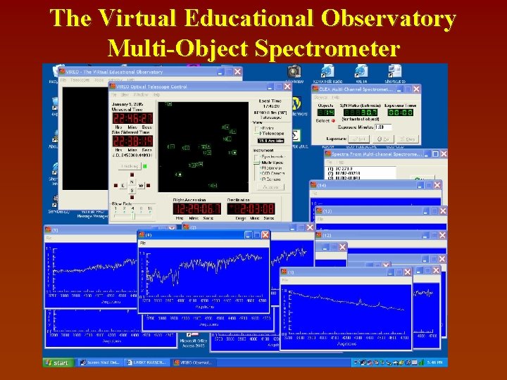 The Virtual Educational Observatory Multi-Object Spectrometer 