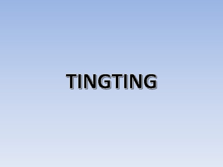 TING 