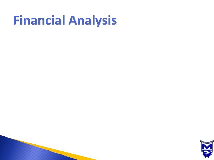 Financial Analysis 
