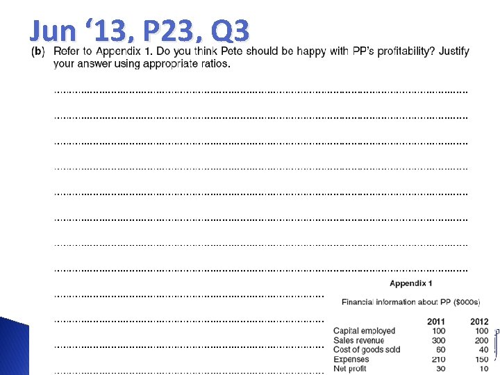 Jun ‘ 13, P 23, Q 3 