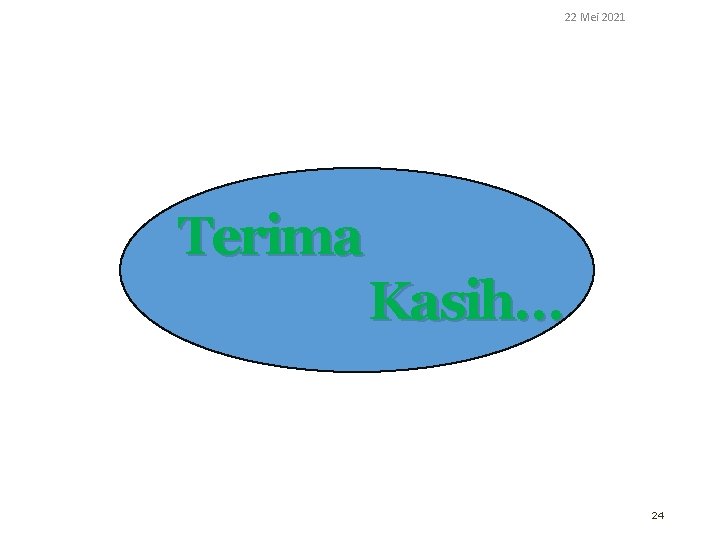 22 Mei 2021 Terima Kasih… 24 