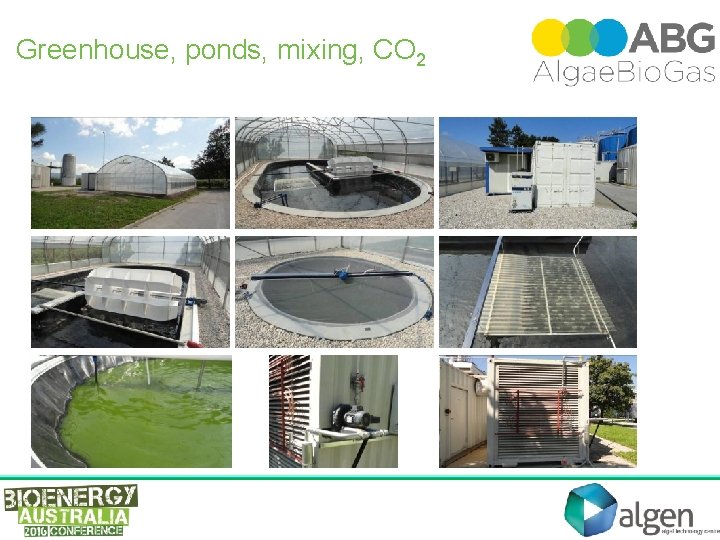 Greenhouse, ponds, mixing, CO 2 