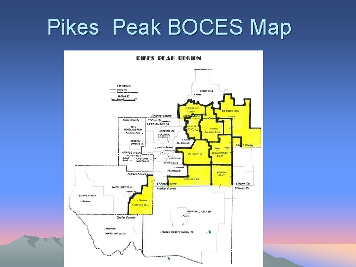 Pikes Peak BOCES Map 
