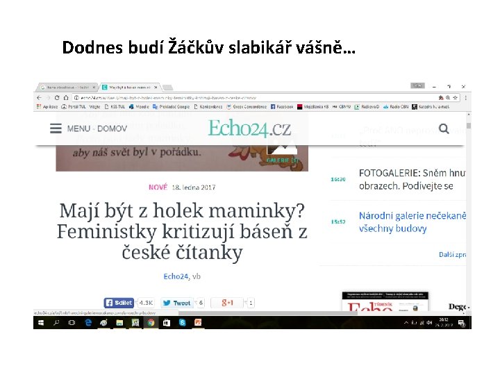 Dodnes budí Žáčkův slabikář vášně… 