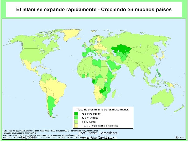 1/1/2022 Prof. Daniel Domosbian www. Rios. De. Vida. com 5 