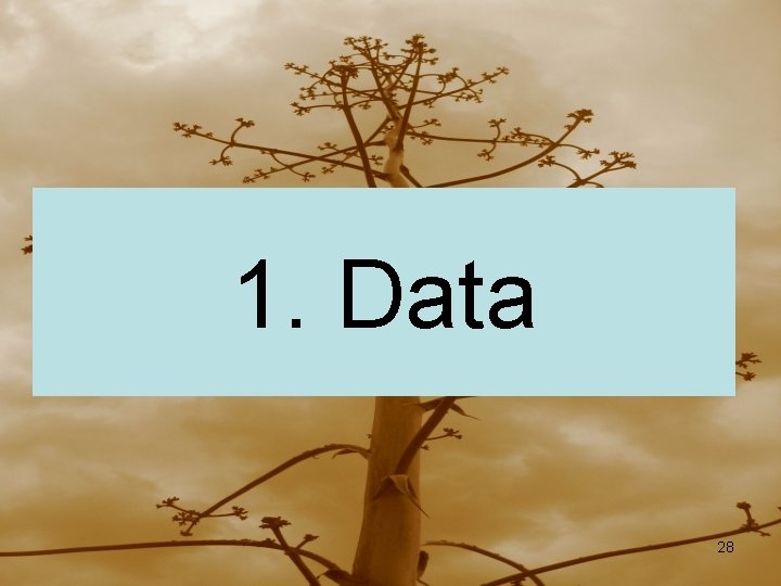 1. Data 28 