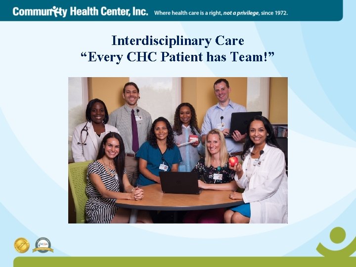 Interdisciplinary Care “Every CHC Patient has Team!” 