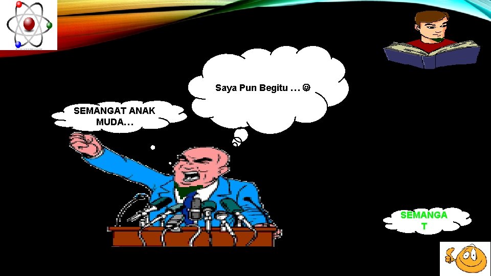 Saya Pun Begitu … SEMANGAT ANAK MUDA… SEMANGA T 