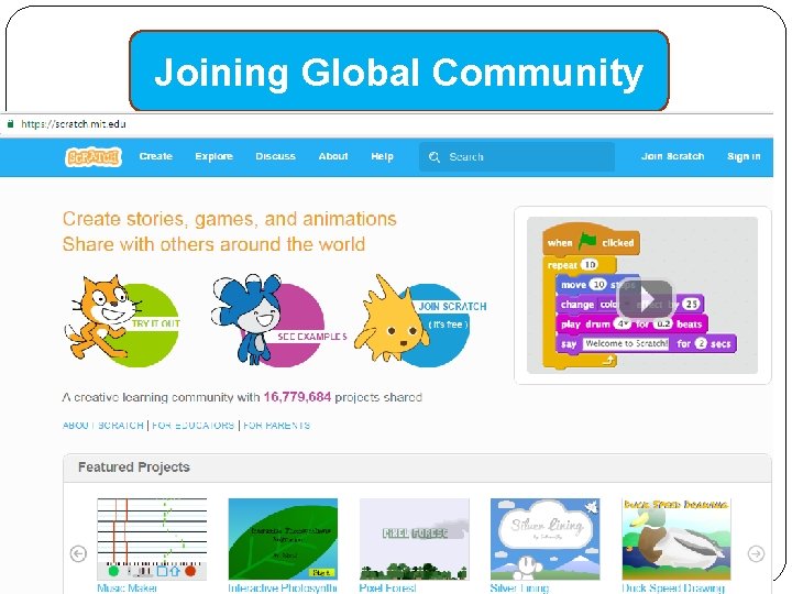 Joining Global Community 