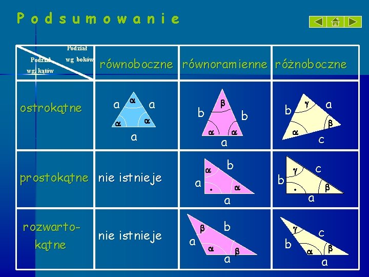 P o d s u m o w a n i e Podział wg