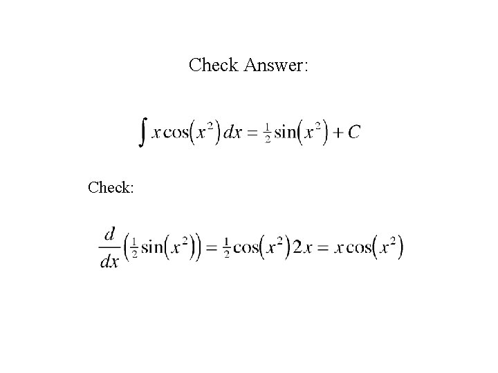 Check Answer: Check: 