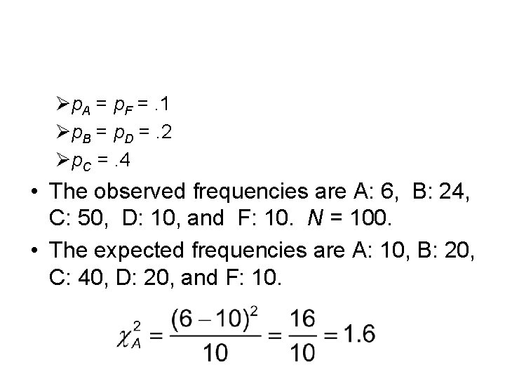 Øp. A = p. F =. 1 Øp. B = p. D =. 2