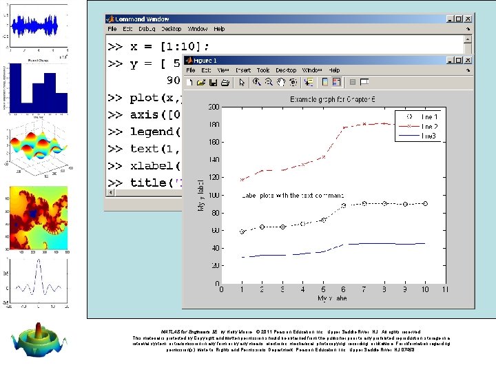 MATLAB for Engineers 3 E, by Holly Moore. © 2011 Pearson Education, Inc. ,