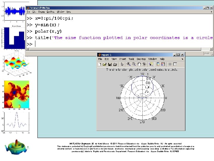MATLAB for Engineers 3 E, by Holly Moore. © 2011 Pearson Education, Inc. ,