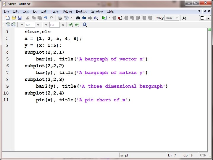 MATLAB for Engineers 3 E, by Holly Moore. © 2011 Pearson Education, Inc. ,