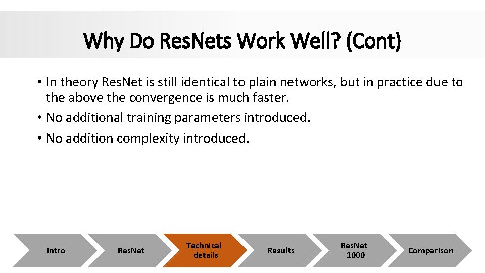 Why Do Res. Nets Work Well? (Cont) • In theory Res. Net is still Why Do Res. Nets Work Well? (Cont) • In theory Res. Net is still
