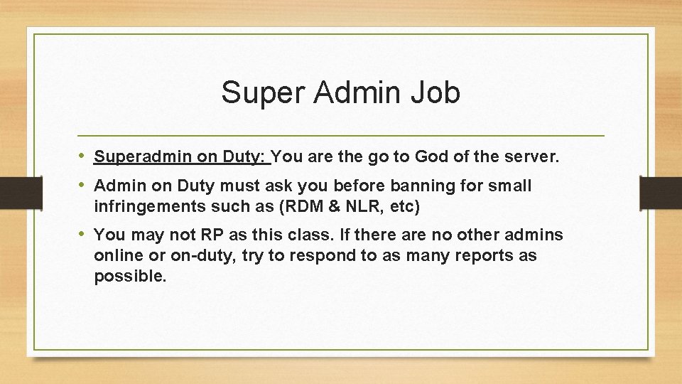 Super Admin Job • Superadmin on Duty: You are the go to God of
