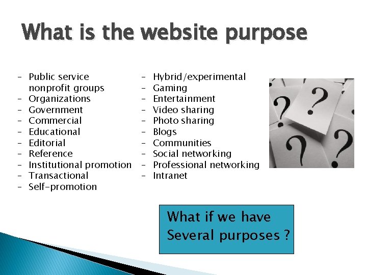 What is the website purpose – Public service nonprofit groups – Organizations – Government