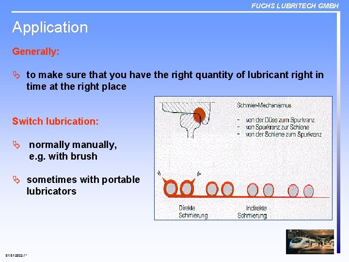 FUCHS LUBRITECH GMBH Application Generally: Ä to make sure that you have the right