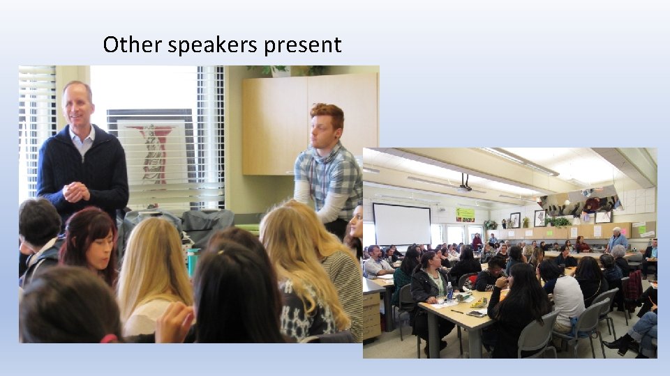 Other speakers present 