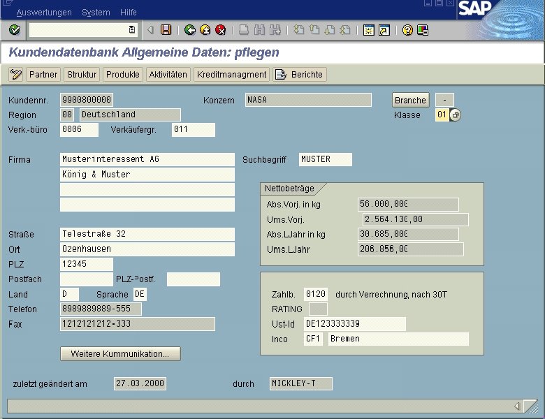 Überblick jw Thomas Mickley Datum Kundeninformationsdatenbank Seite 6 