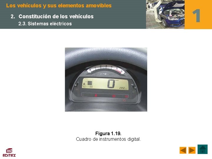 Los vehículos y sus elementos amovibles 2. Constitución de los vehículos 2. 3. Sistemas