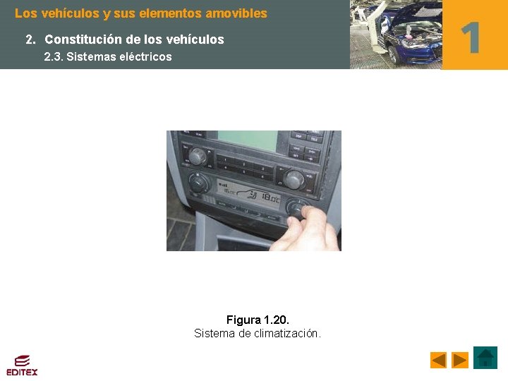 Los vehículos y sus elementos amovibles 2. Constitución de los vehículos 2. 3. Sistemas