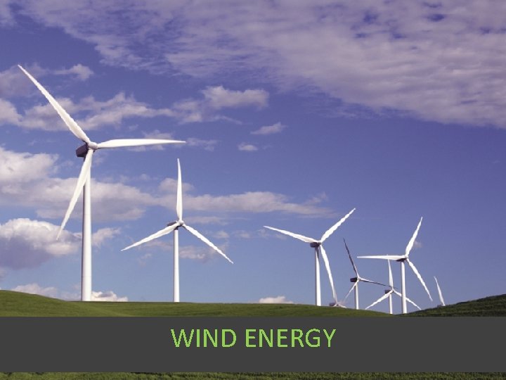 WIND ENERGY 