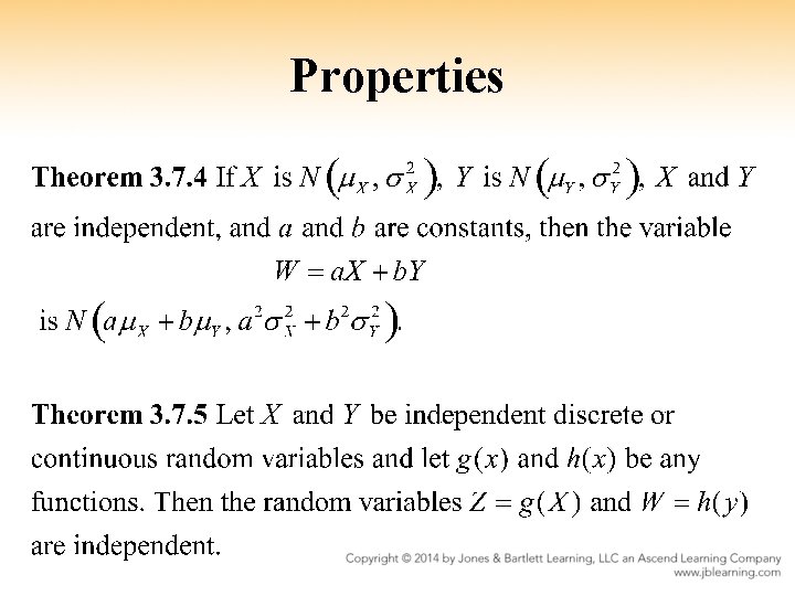 Properties 