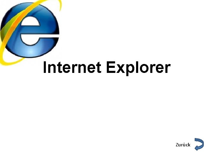 Internet Explorer Zurück 