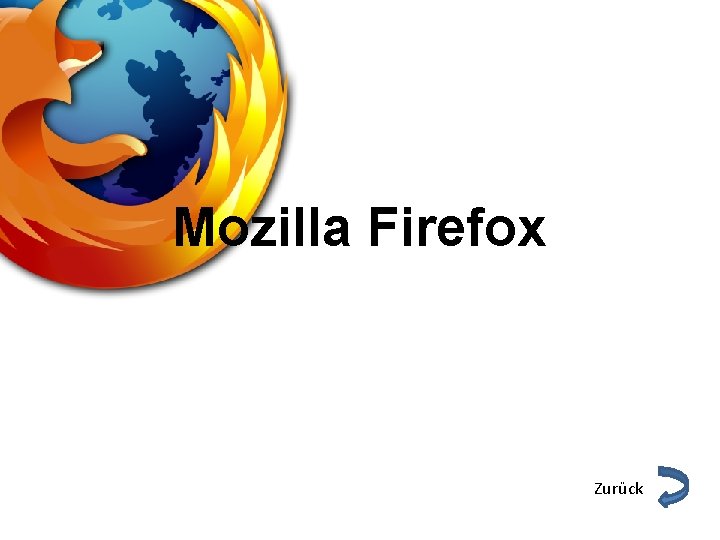 Mozilla Firefox Zurück 