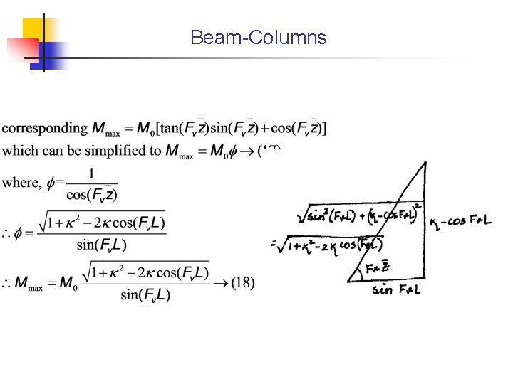 Beam-Columns 