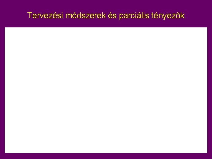 Tervezési módszerek és parciális tényezők 