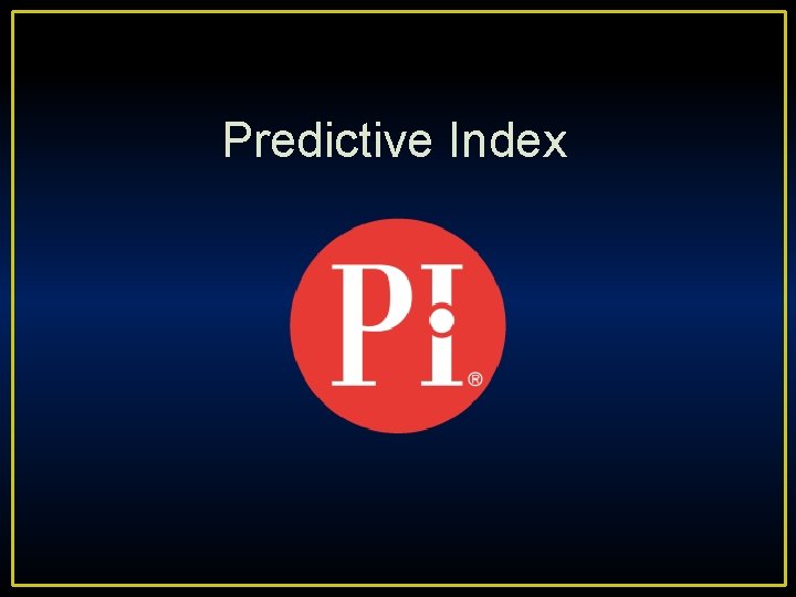 Predictive Index 