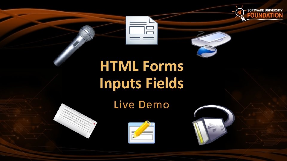 HTML Forms Inputs Fields Live Demo 