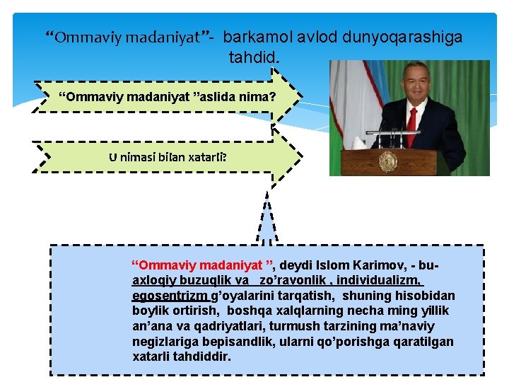 “Ommaviy madaniyat”- barkamol avlod dunyoqarashiga tahdid. “Ommaviy madaniyat ”aslida nima? U nimasi bilan xatarli?