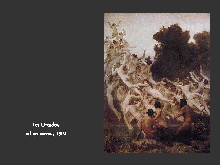 Les Oreades, oil on canvas, 1902 11 