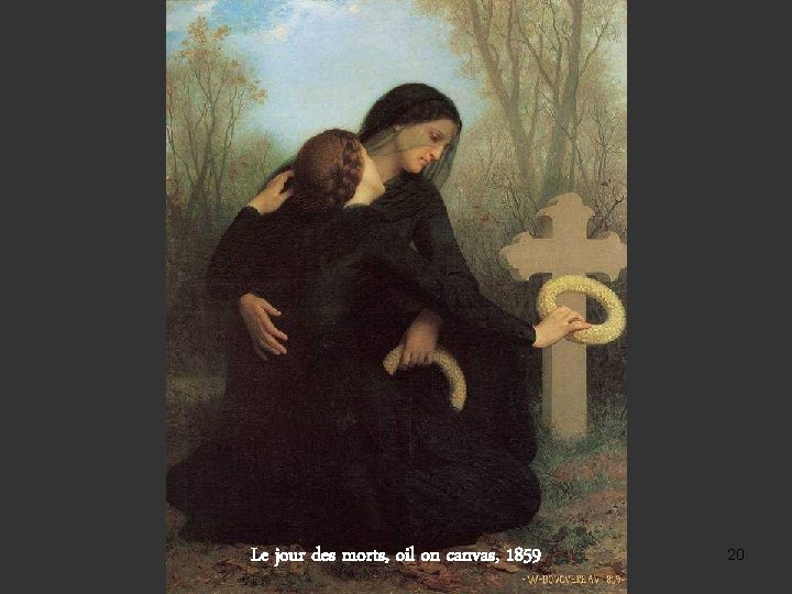 Le jour des morts, oil on canvas, 1859 20 