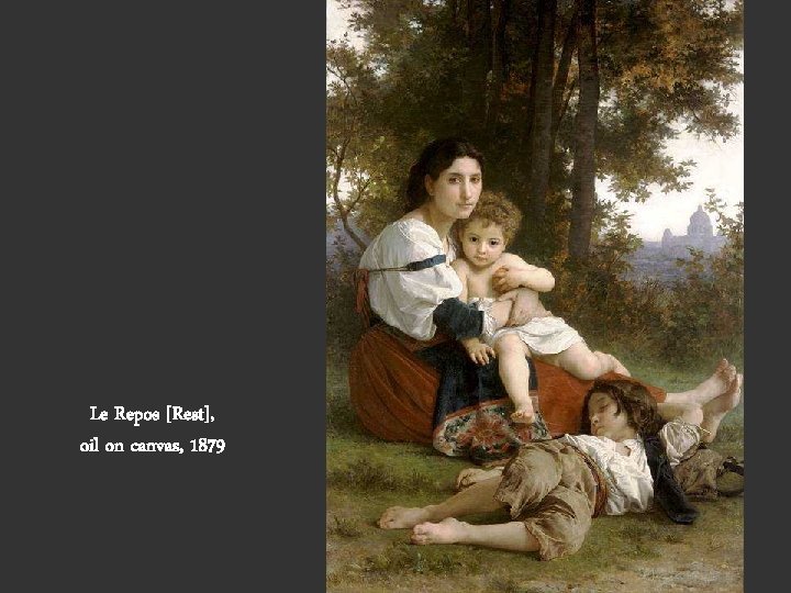 Le Repos [Rest], oil on canvas, 1879 30 