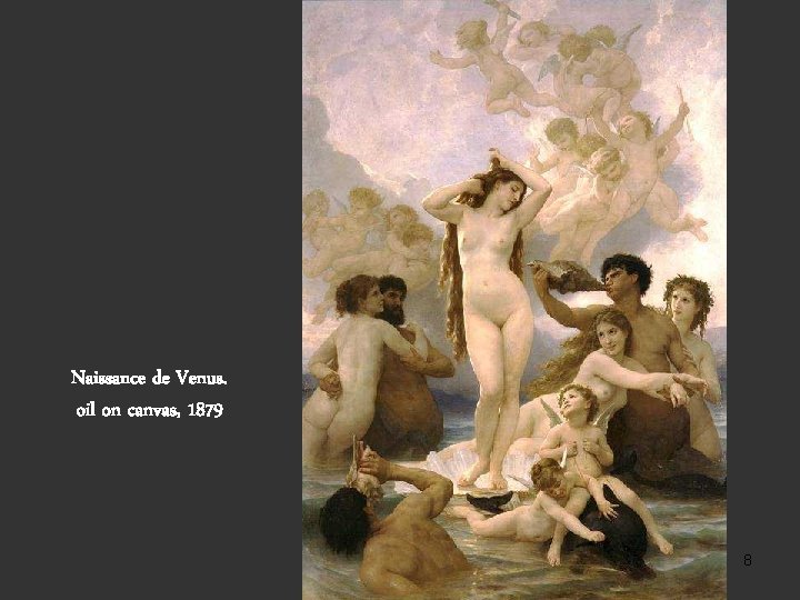 Naissance de Venus. oil on canvas, 1879 8 