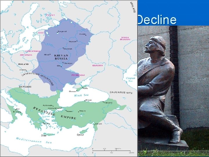 Kiev’s Power and Decline n Kievan Russia • Vladimir expands Russia into Poland, and