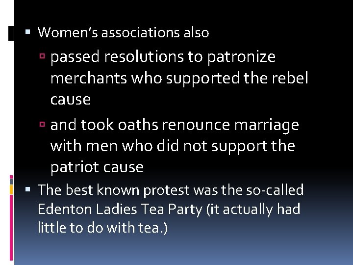  Women’s associations also passed resolutions to patronize merchants who supported the rebel cause