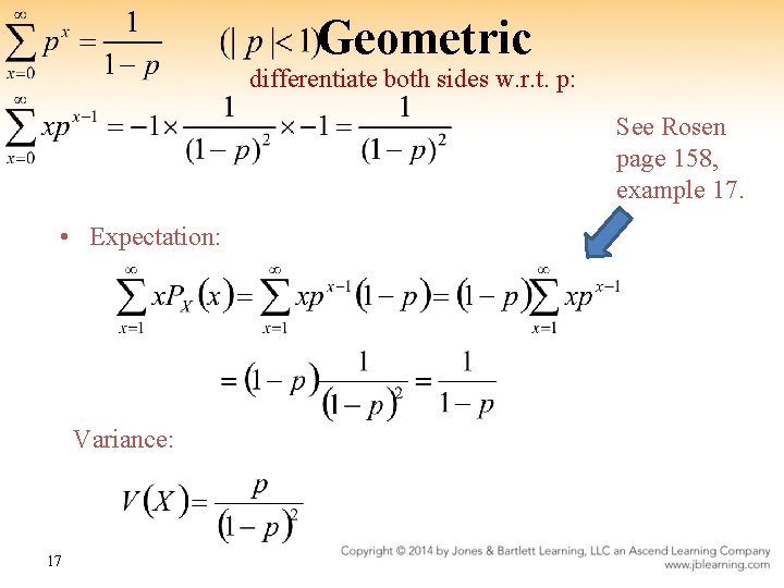 Geometric differentiate both sides w. r. t. p: See Rosen page 158, example 17.