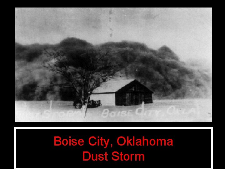 Boise City, Oklahoma Dust Storm 