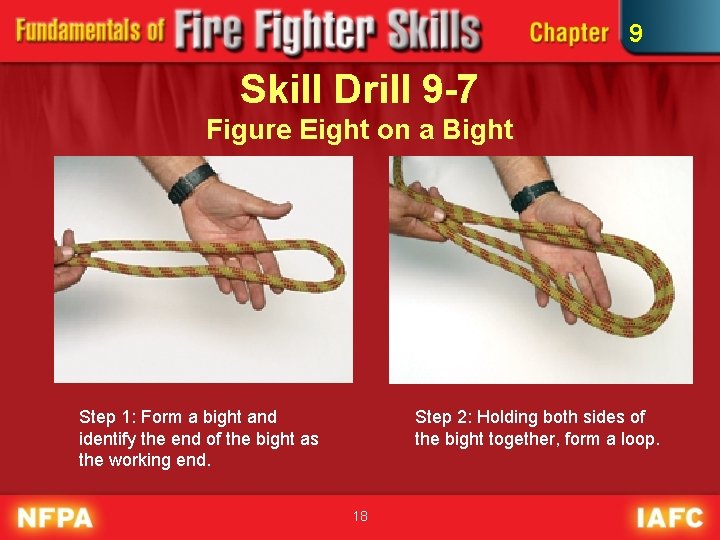 9 Skill Drill 9 -7 Figure Eight on a Bight Step 1: Form a