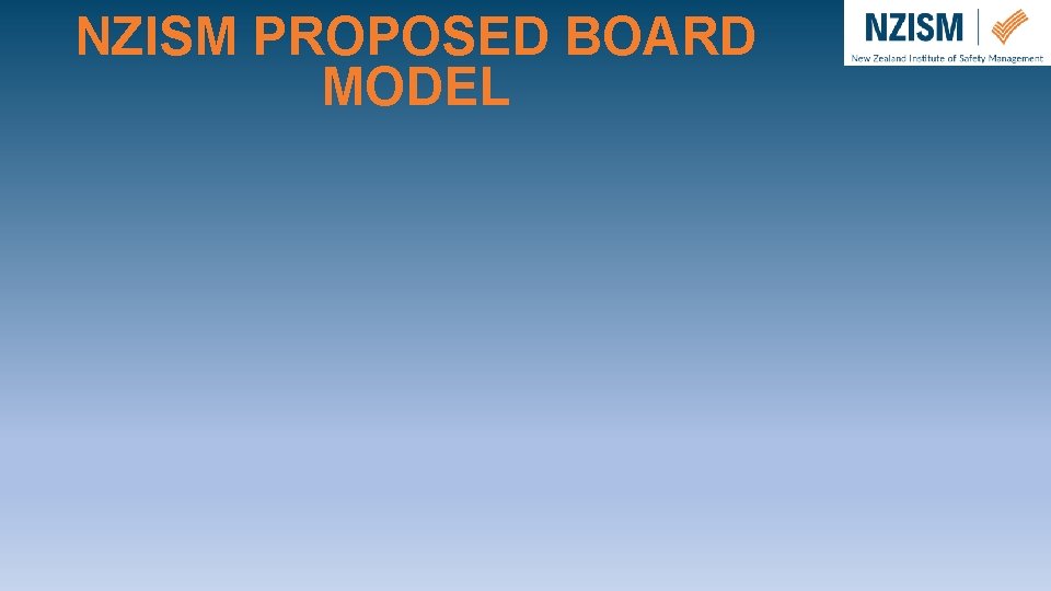 NZISM PROPOSED BOARD MODEL 